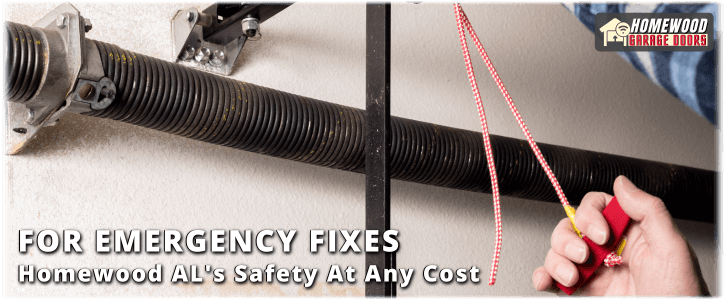 Broken Garage Door Spring Homewood AL
